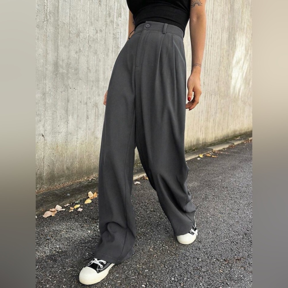 Wide Leg High-Waist Pants